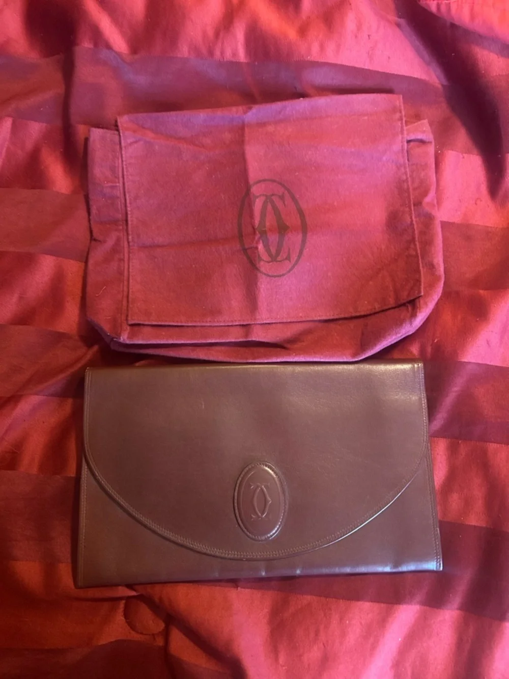 Cartier envelope clutch